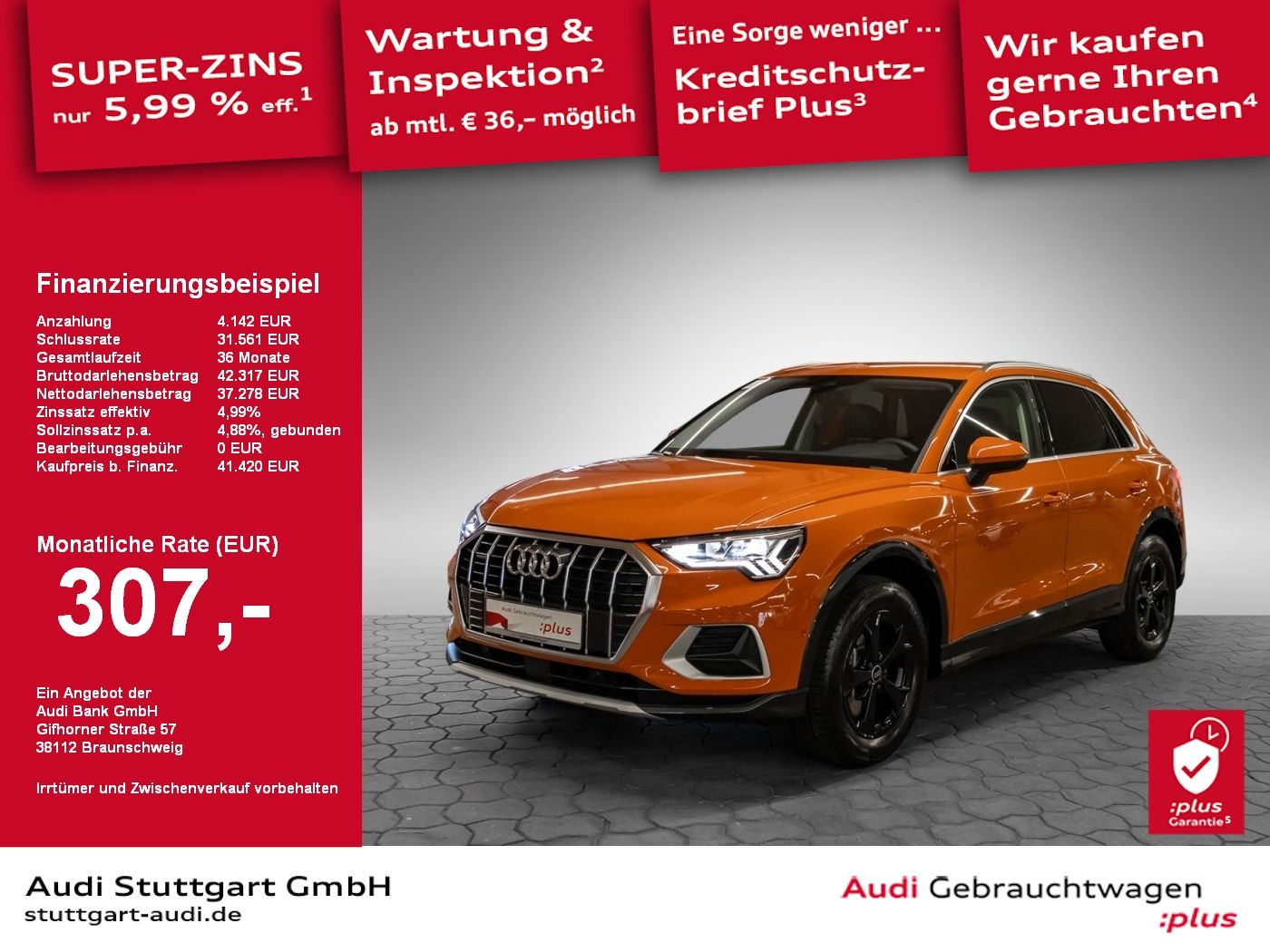 Audi Q3 40 TFSI quattro S tronic - Samsaru's Car Outlet