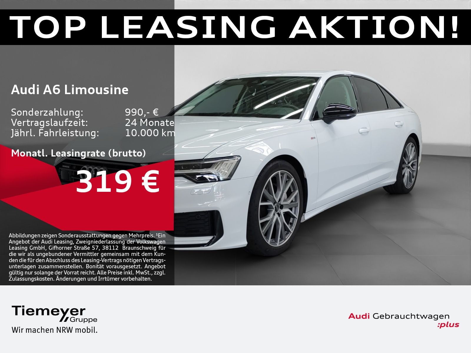 Audi A6 Limousine 45 TFSI Q S LINE HD-MATRIX HuD LM20