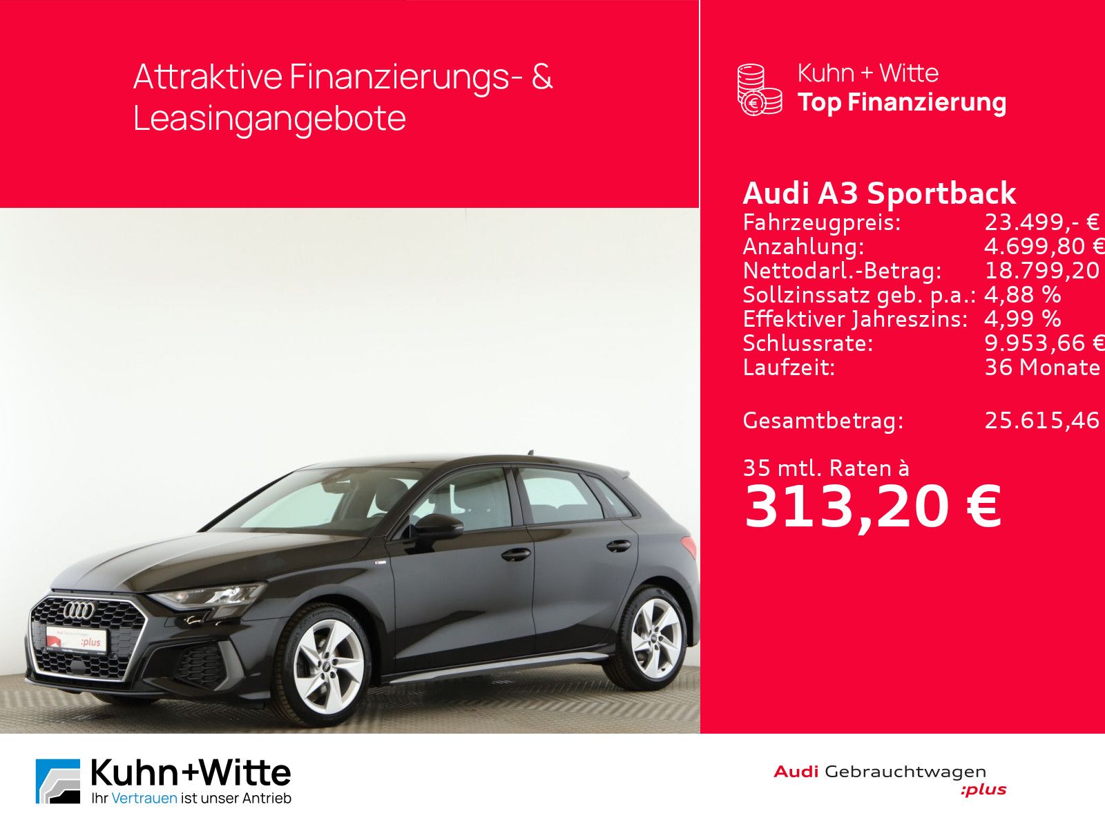 Audi A3 Sportback 35 TFSI S line *LED*PDC*MMI-Plus*