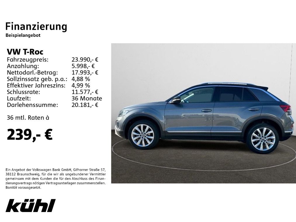 Volkswagen T-Roc 1.5 TSI Style - Samsaru's Car Outlet