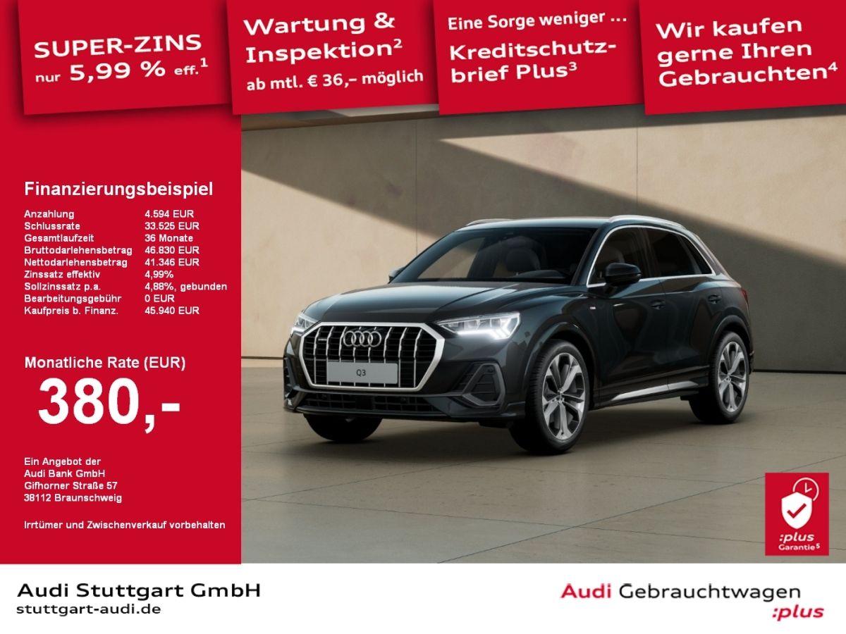 Audi Q3 40 TFSI quattro S line S tronic - Samsaru's Car Outlet