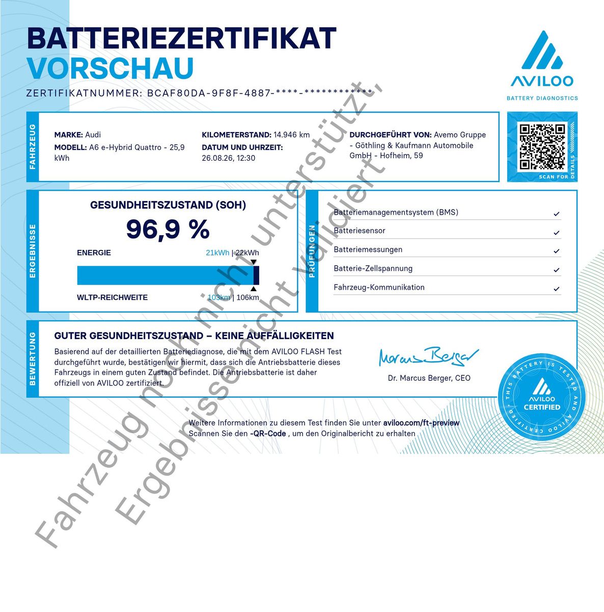 Audi A6 Avant e-hybrid qu 2x S line S tro*B&O*HUD*LED