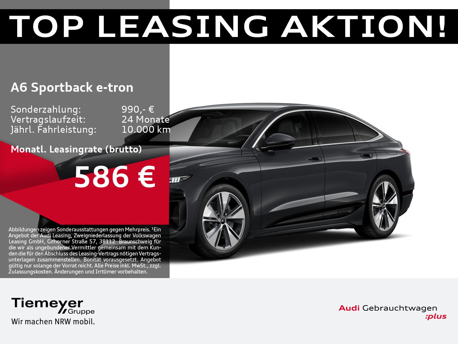 Audi A6 Sportback e-tron Q S LINE BuO AHK LUFT 360  H