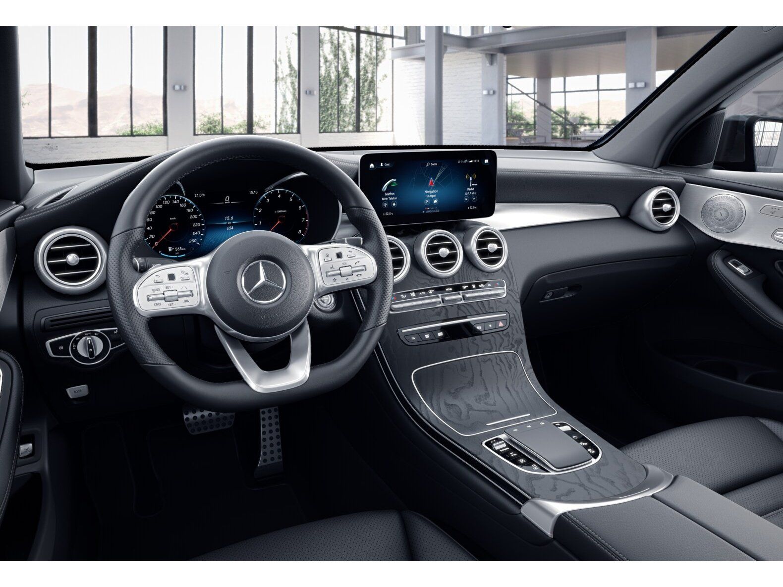 Mercedes-Benz GLC 300 de 4M Coupé AMG Fahrassi/Massage/AHK/LED