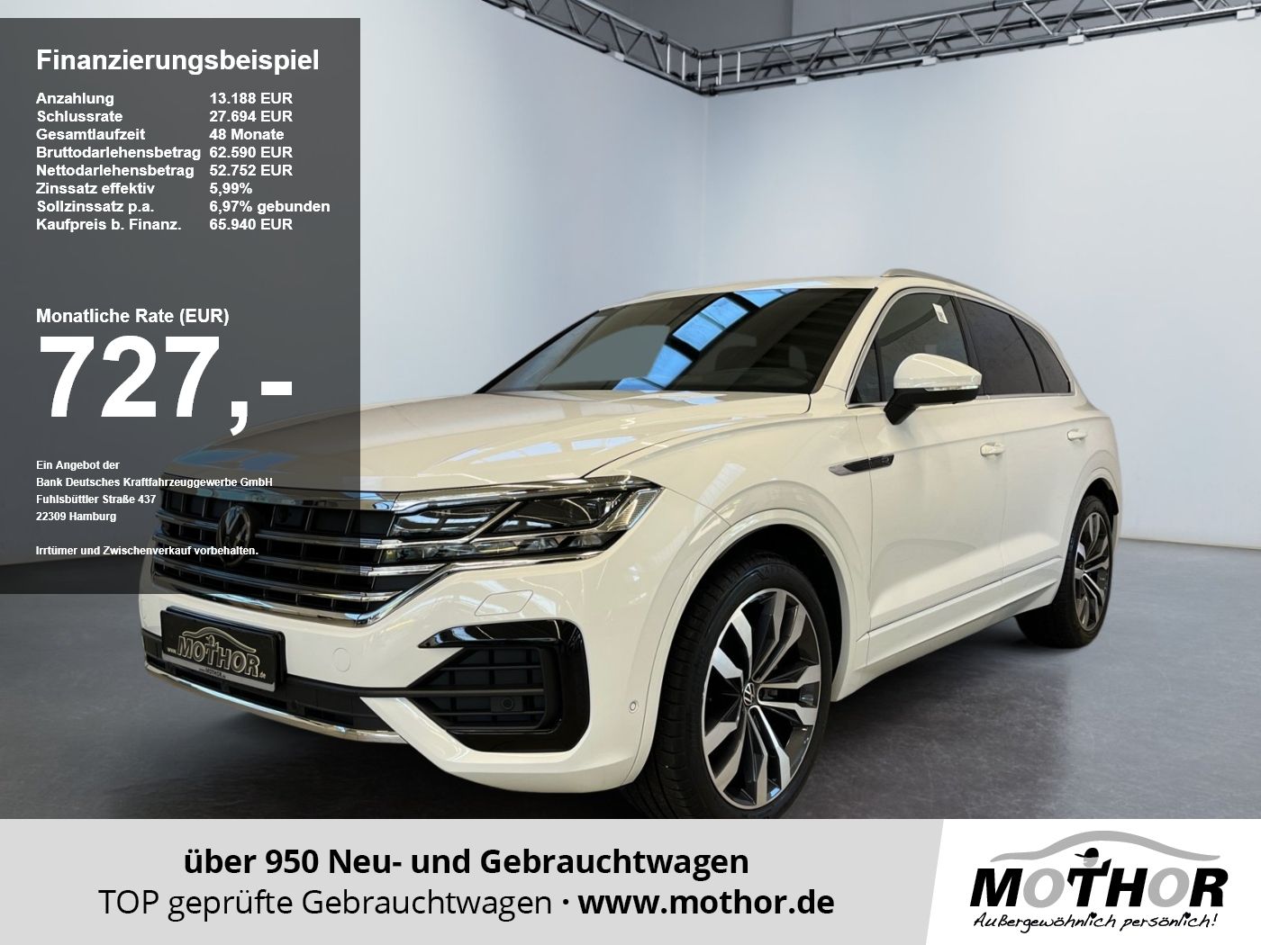 Volkswagen Touareg R-Line 3.0 V6 TDI DSG 4Motion 360°KAM AH