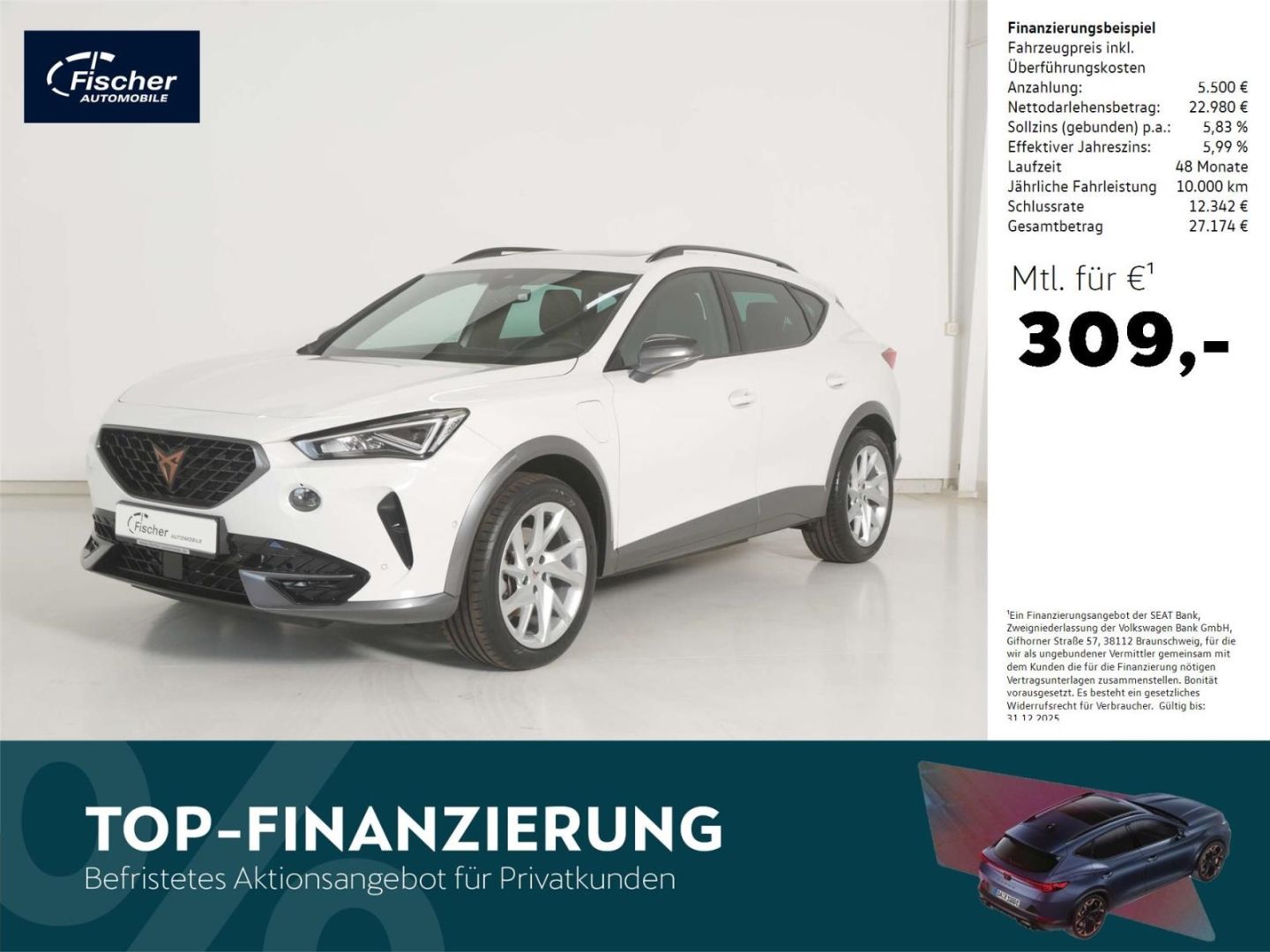 Cupra Formentor 1.4 DSG e-Hybrid AHK/P-Dach/NAV/RFK/SH