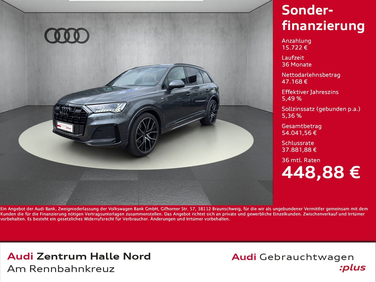 Audi Q7 S line 50 TDI quattro