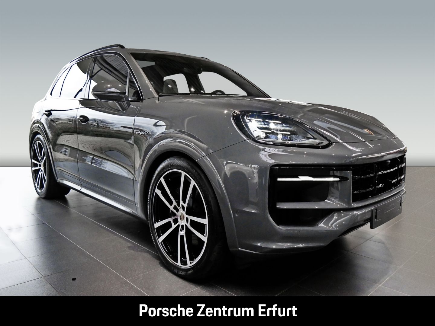 Porsche Cayenne E-Hybrid Sonderfabe nimbusgrau  Vollauss