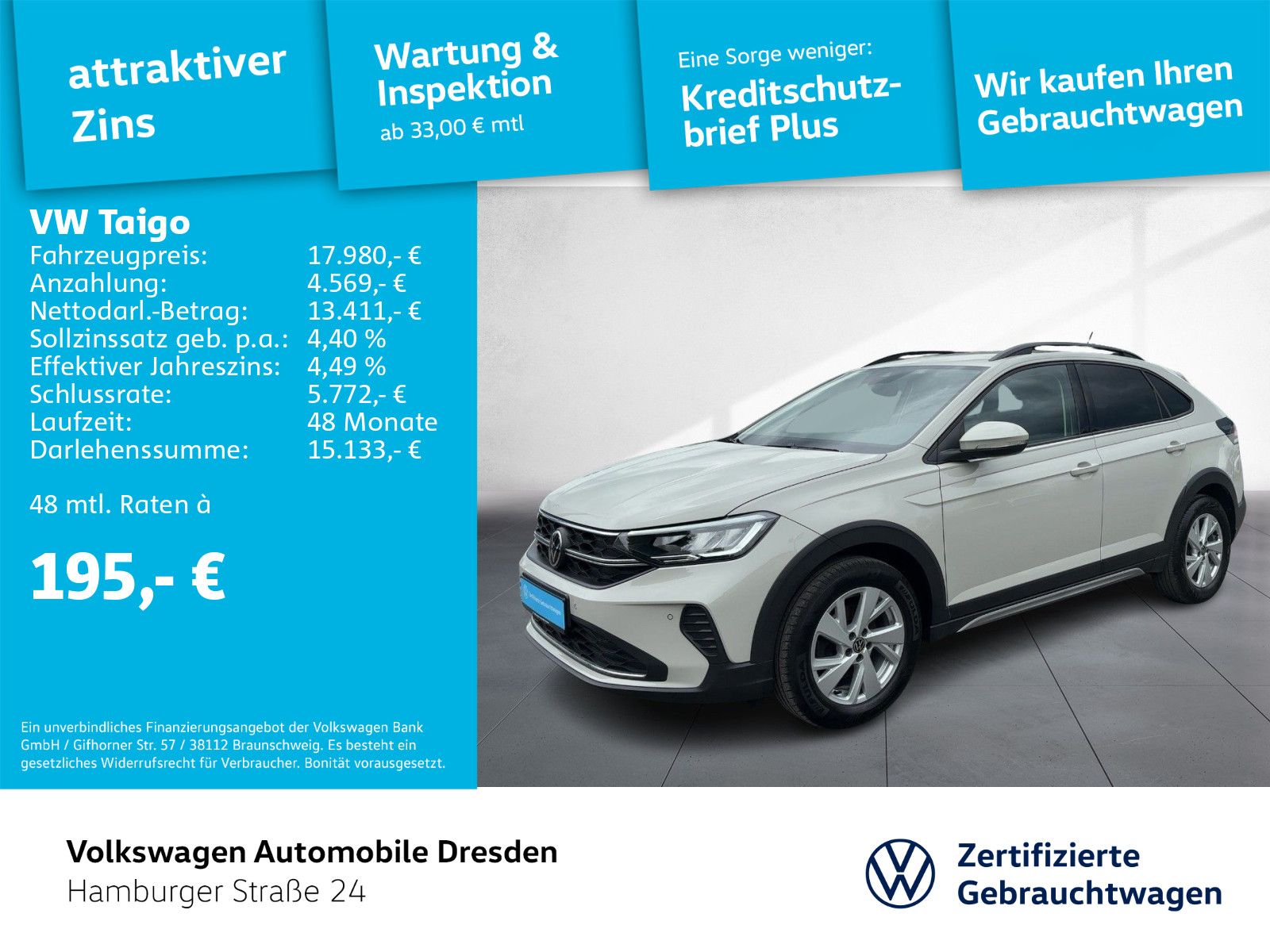 Volkswagen Taigo Life 1.0 TSI - Samsaru's Car Outlet
