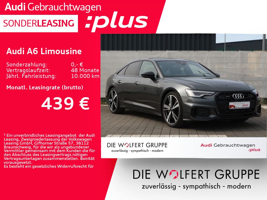 Audi A6 Limousine S line 50 TFSI e quattro *0,5%*PANO
