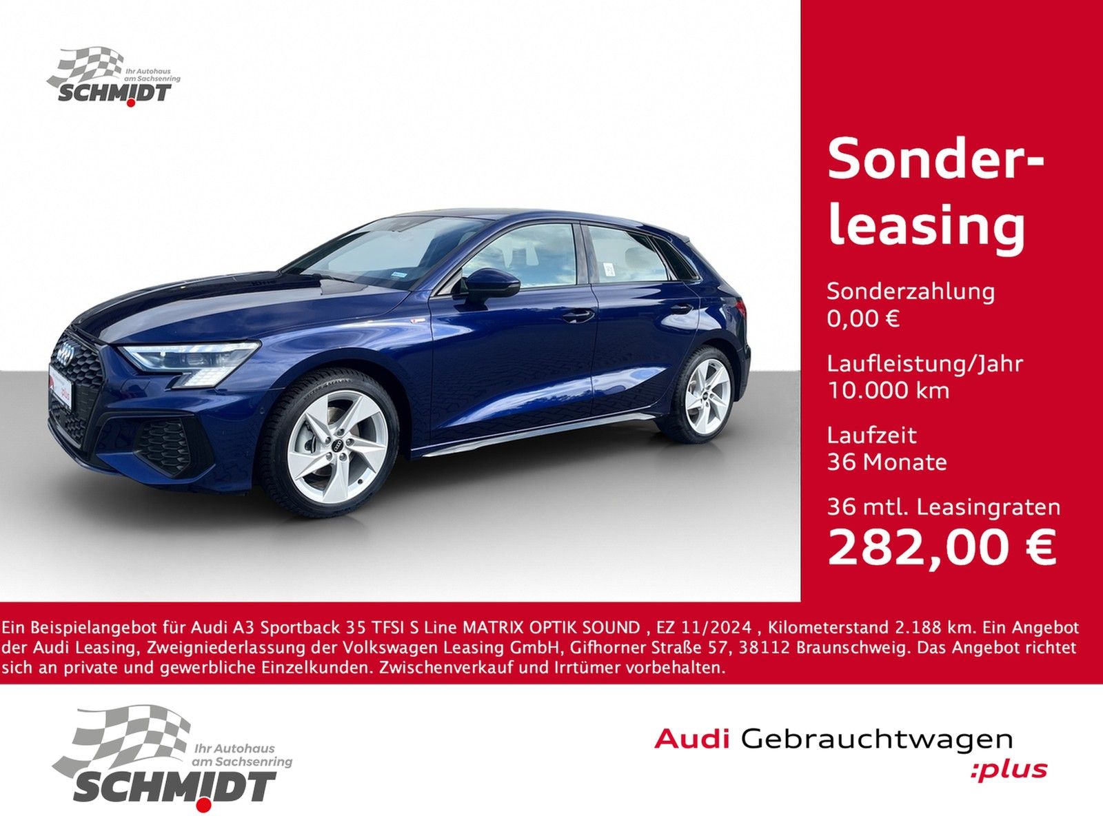 Audi A3 Sportback 35 TFSI S Line - Samsaru's Car Outlet