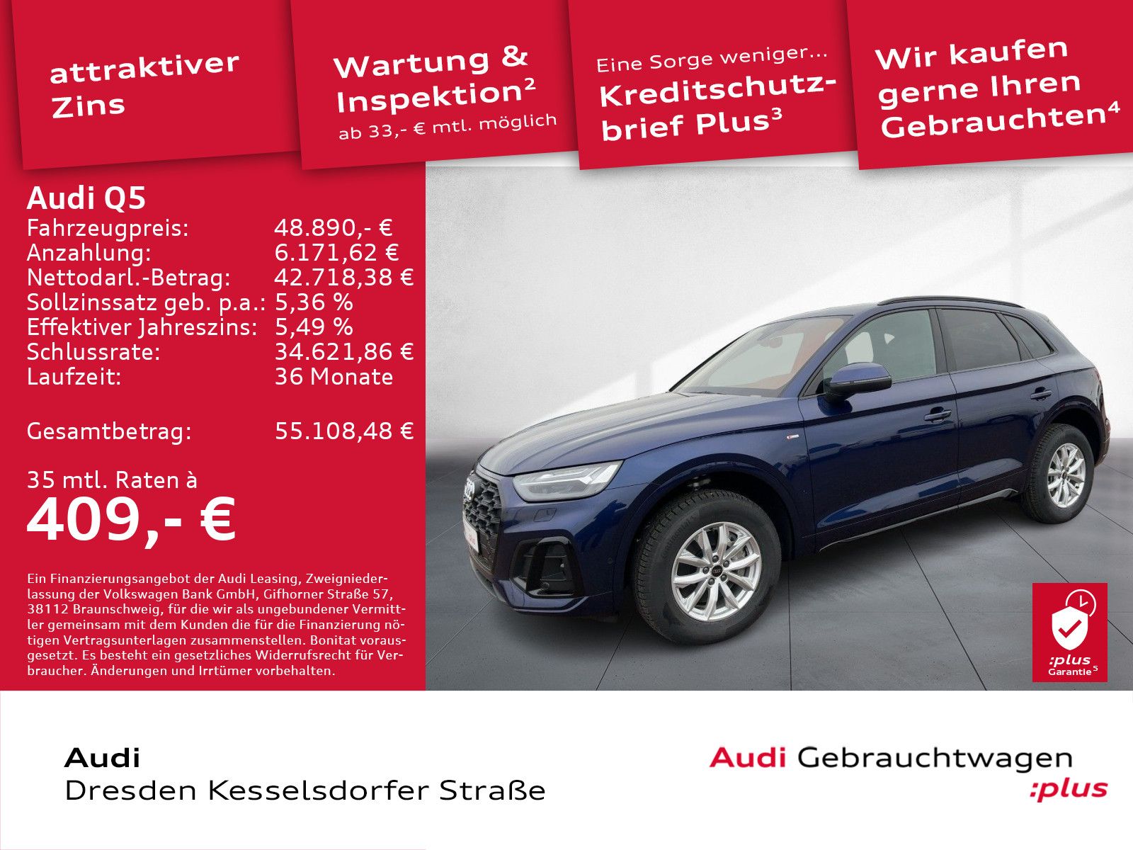 Audi Q5 40 TDI Q. S-Line AHZV Kamera LED Navi