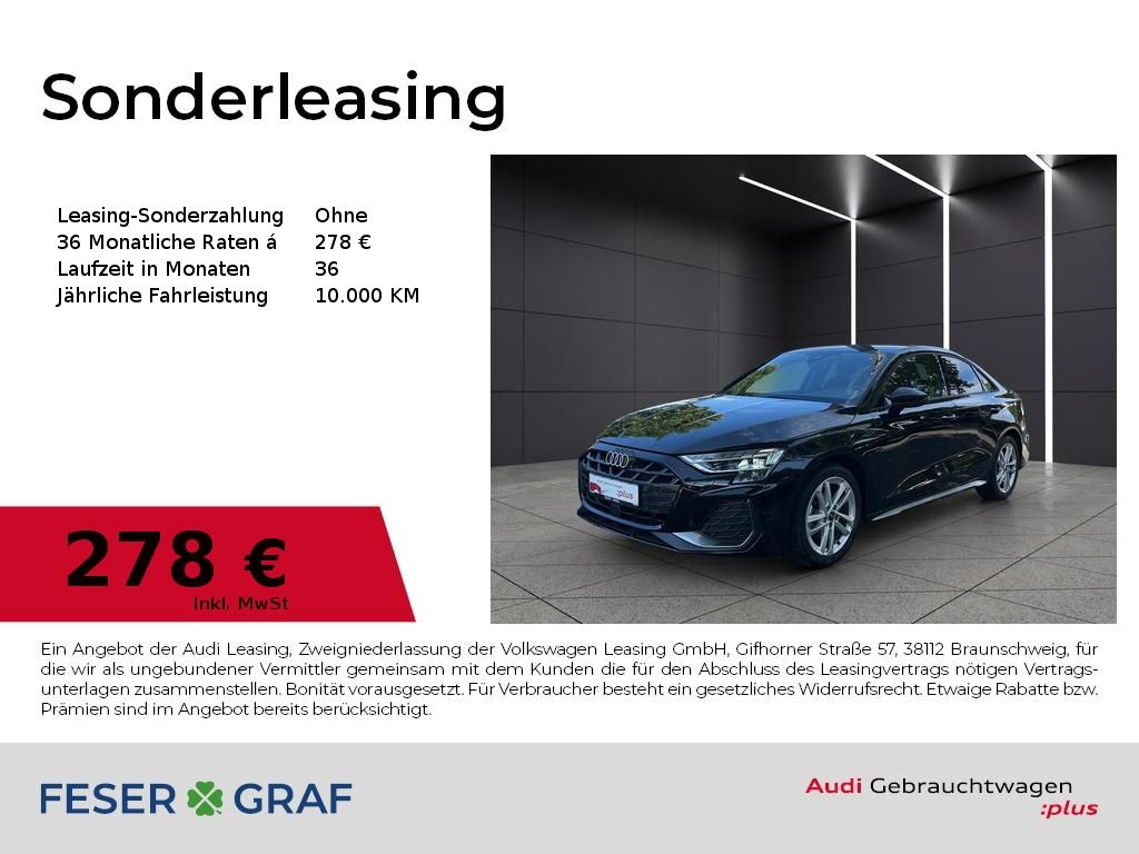Audi A3 Limousine S line 30 TFSI - Samsaru's Car Outlet