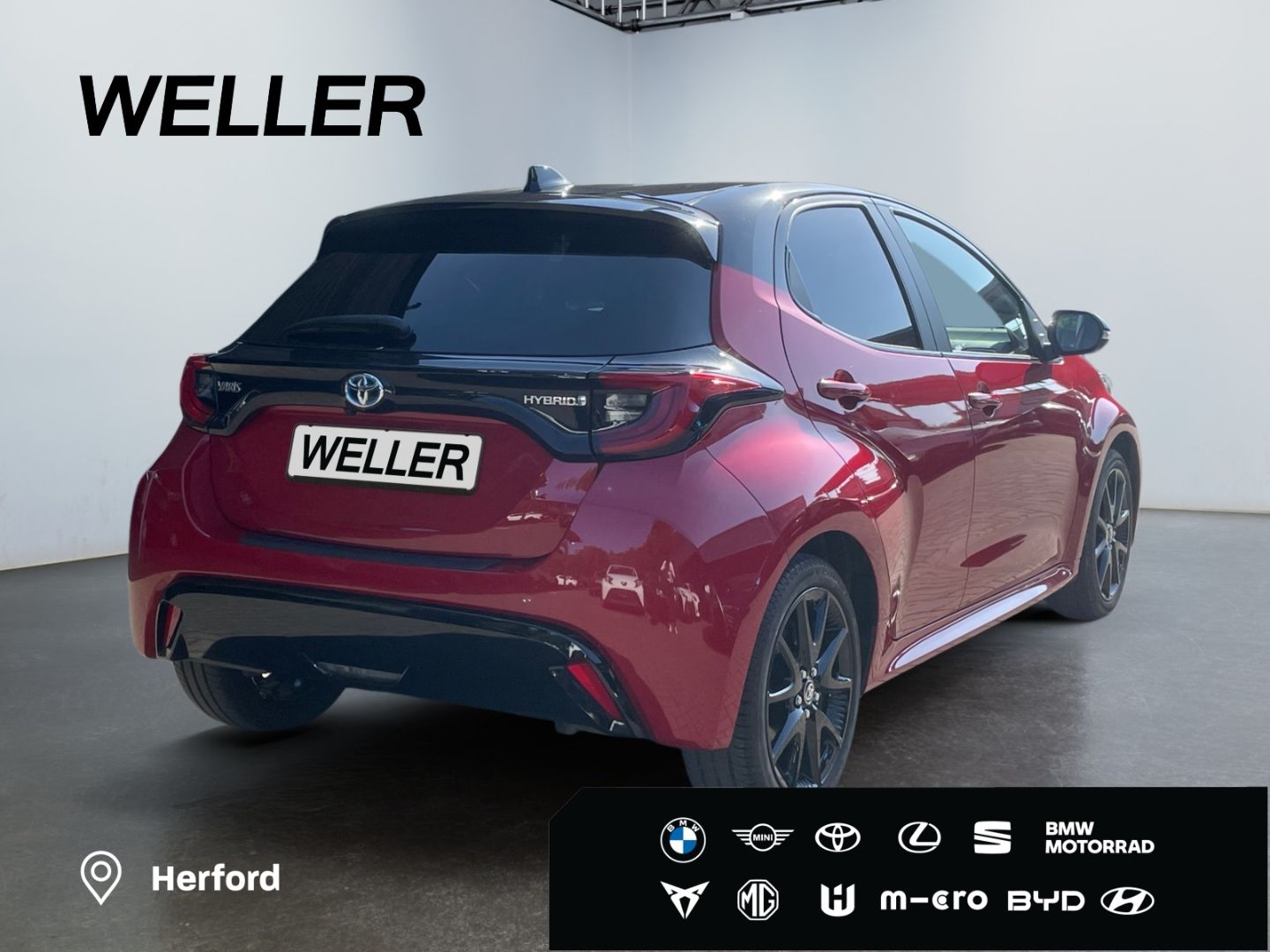 Toyota Yaris Hybrid 1.5 Style *LED*HUD*Navi*Teilleder*