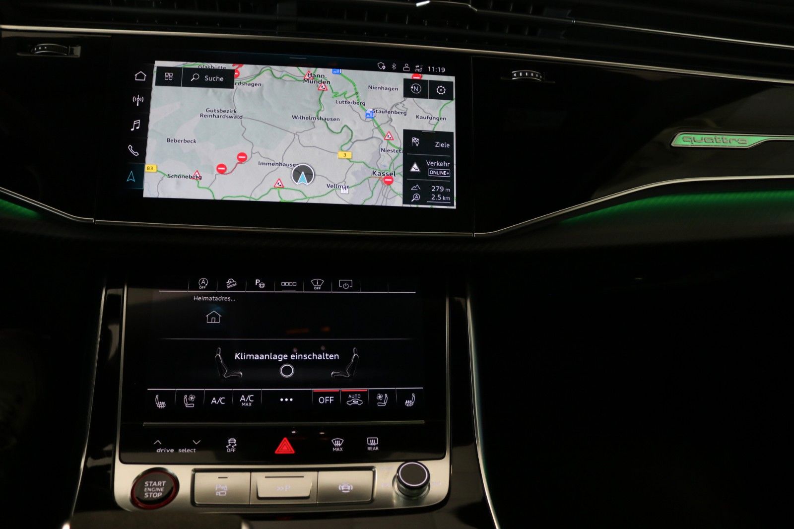 Audi RSQ8 Garantie Matrix Luft Memory HUD 360° Pano