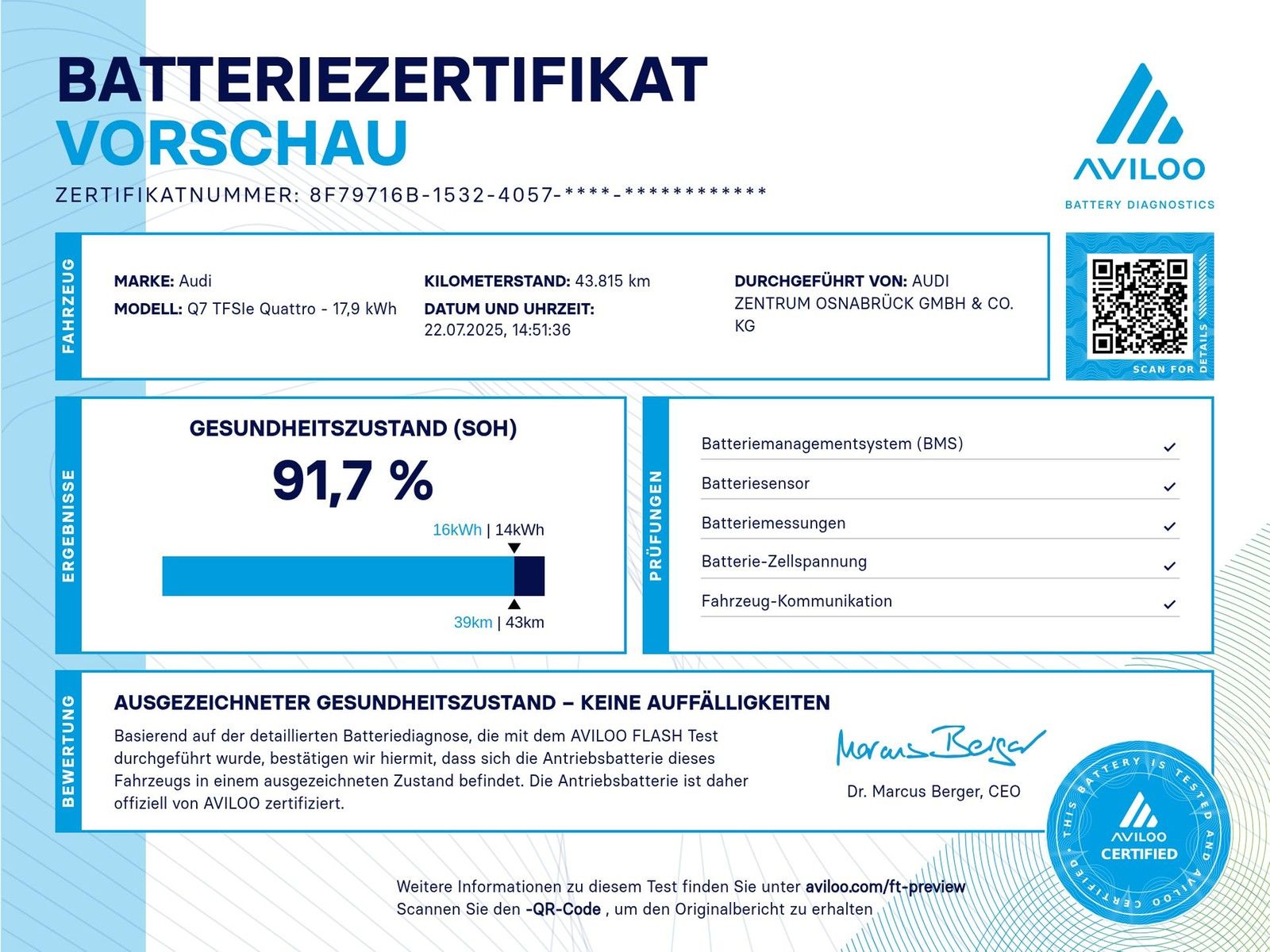 Audi Q7 55 TFSI e tiptronic quattro S line NaviPlus L