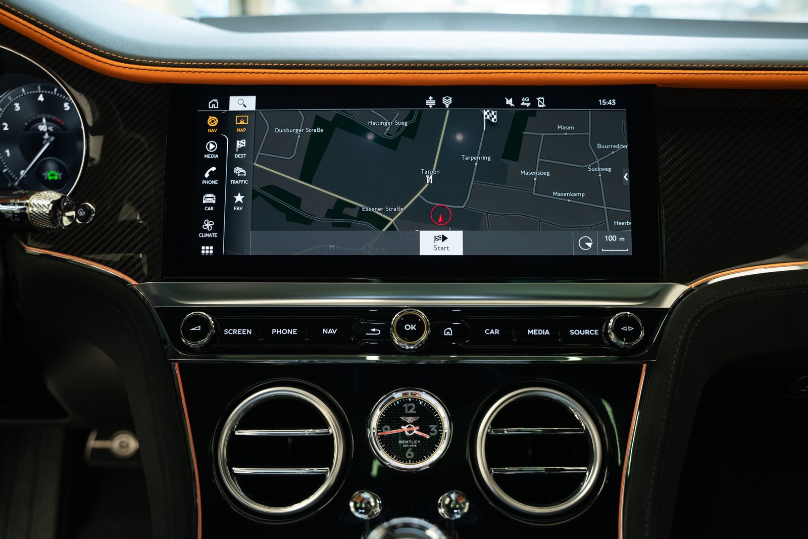 Bentley Continental GT Speed W12 Mandarin Hide Mulliner