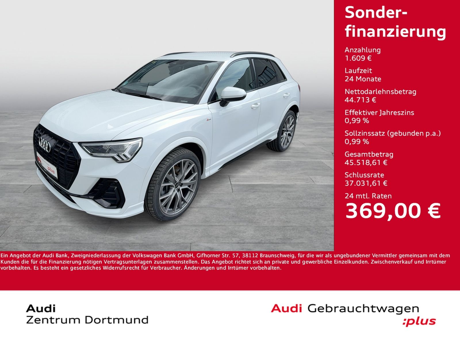 Audi Q3 40 quattro S LINE STANDHZ. AHK 360°CAM LM20