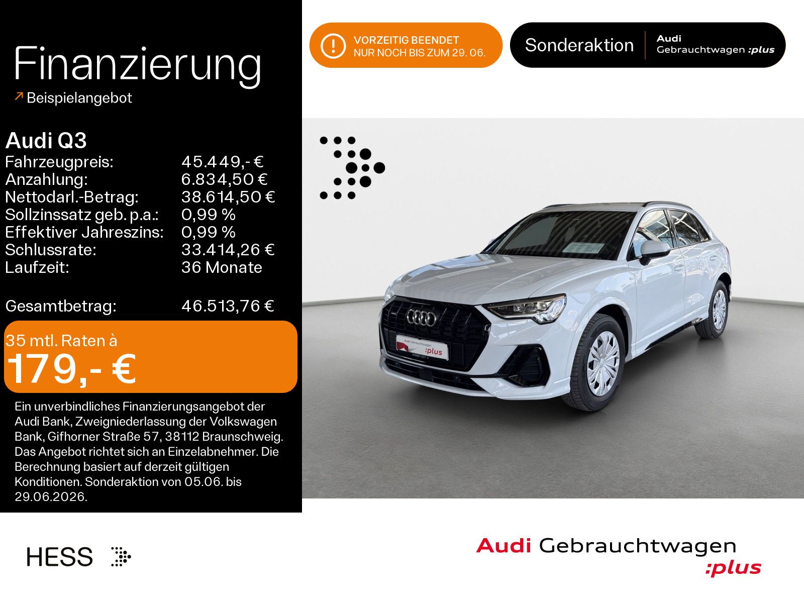 Audi Q3 40 TFSI quattro S-LINE*0,99%-Finanz*NAVI-PLUS