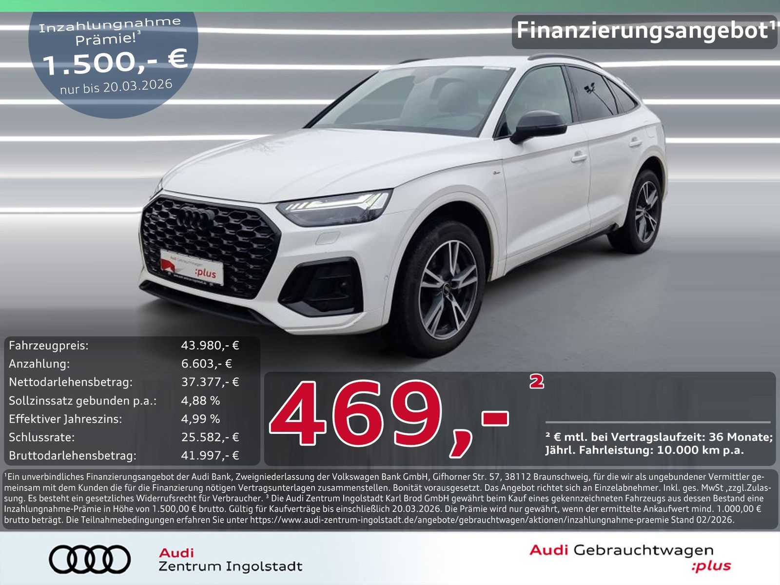 Audi Q5 Sportback 55 TFSI e qu 2x S line MATRIX AHK