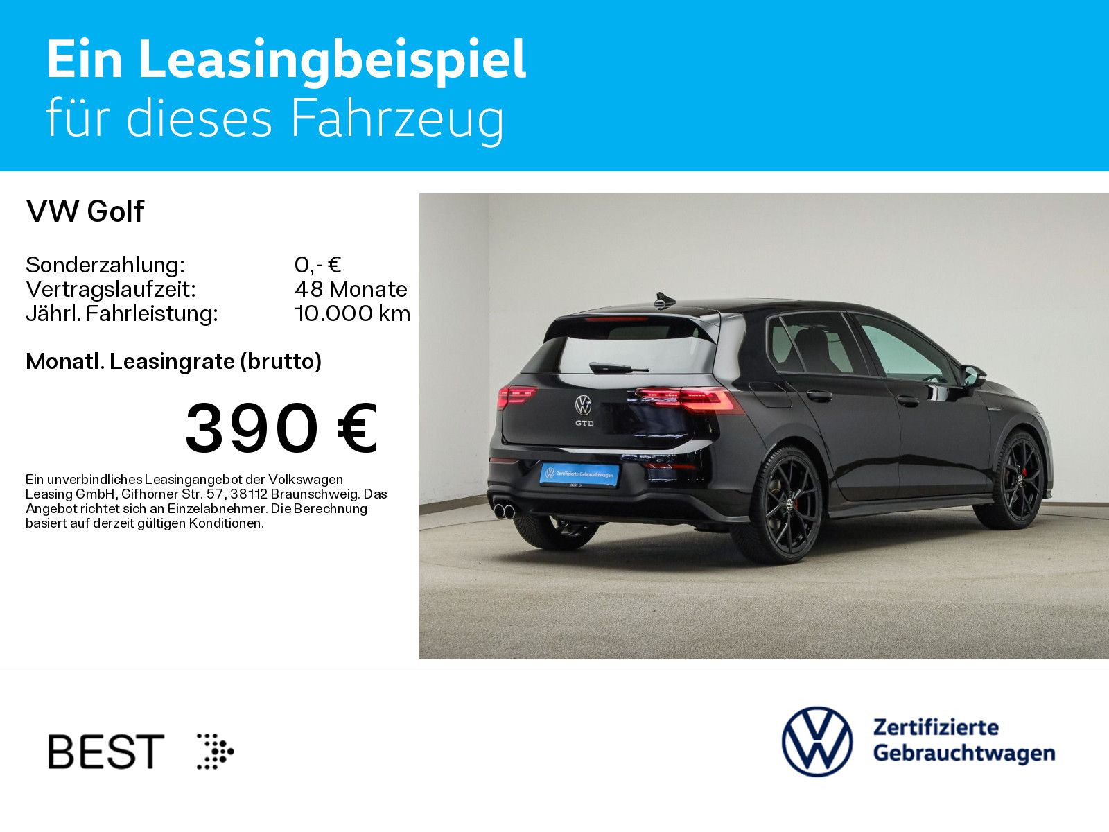 Volkswagen Golf VIII 2.0 TDI DSG GTD*BLACK-STYLE*IQ.LIGHT*A
