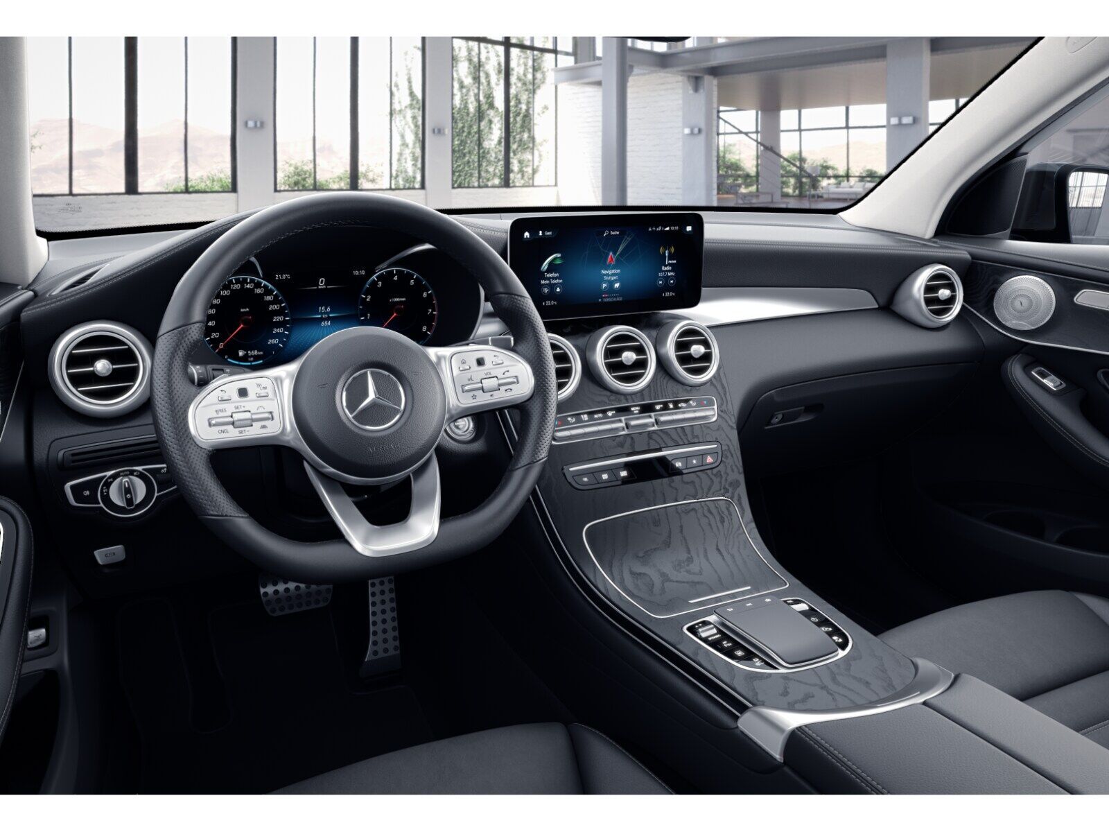 Mercedes-Benz GLC 300 de 4M AMG+MBUX+Night+Ambiente+Burmester