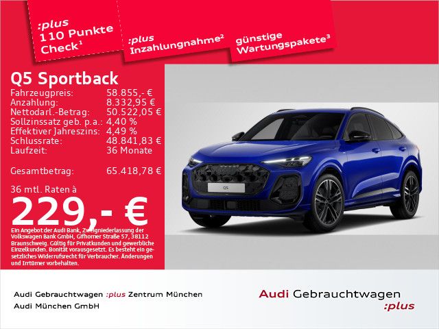 Audi Q5 Sportback NEU TFSI qu. S tronic S line LED+/B