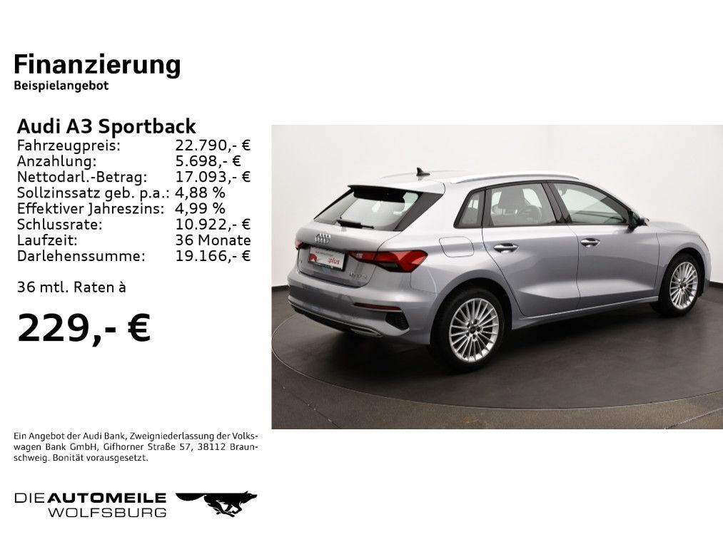 Audi A3 Sportback 30 TFSI S-tronic advanced - Samsaru's Car Outlet