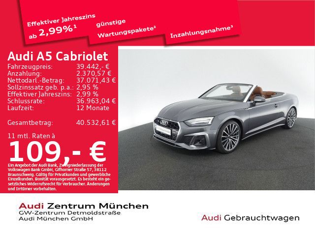 Audi A5 Cabrio 40 TDI qu. S line AHK/HuD/ACC