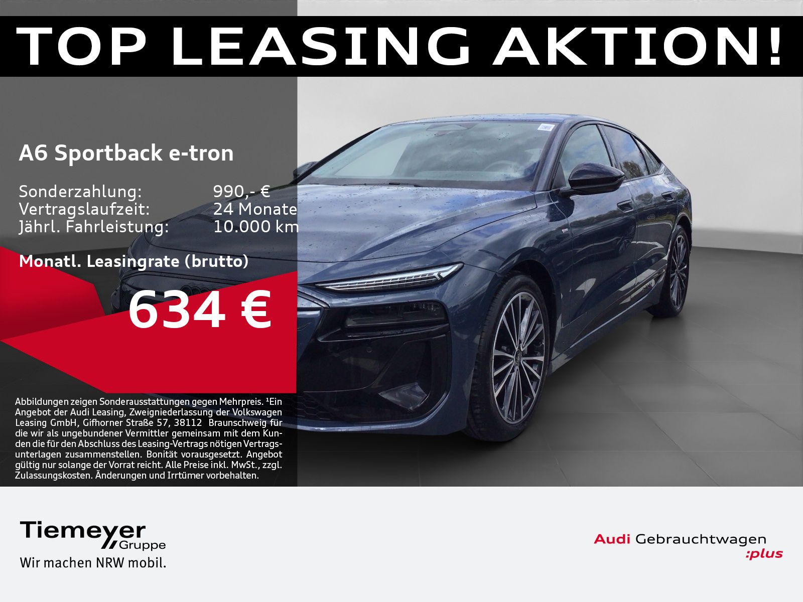 Audi A6 e-tron Sportback Q S LINE LEDER HuD LM20 BuO