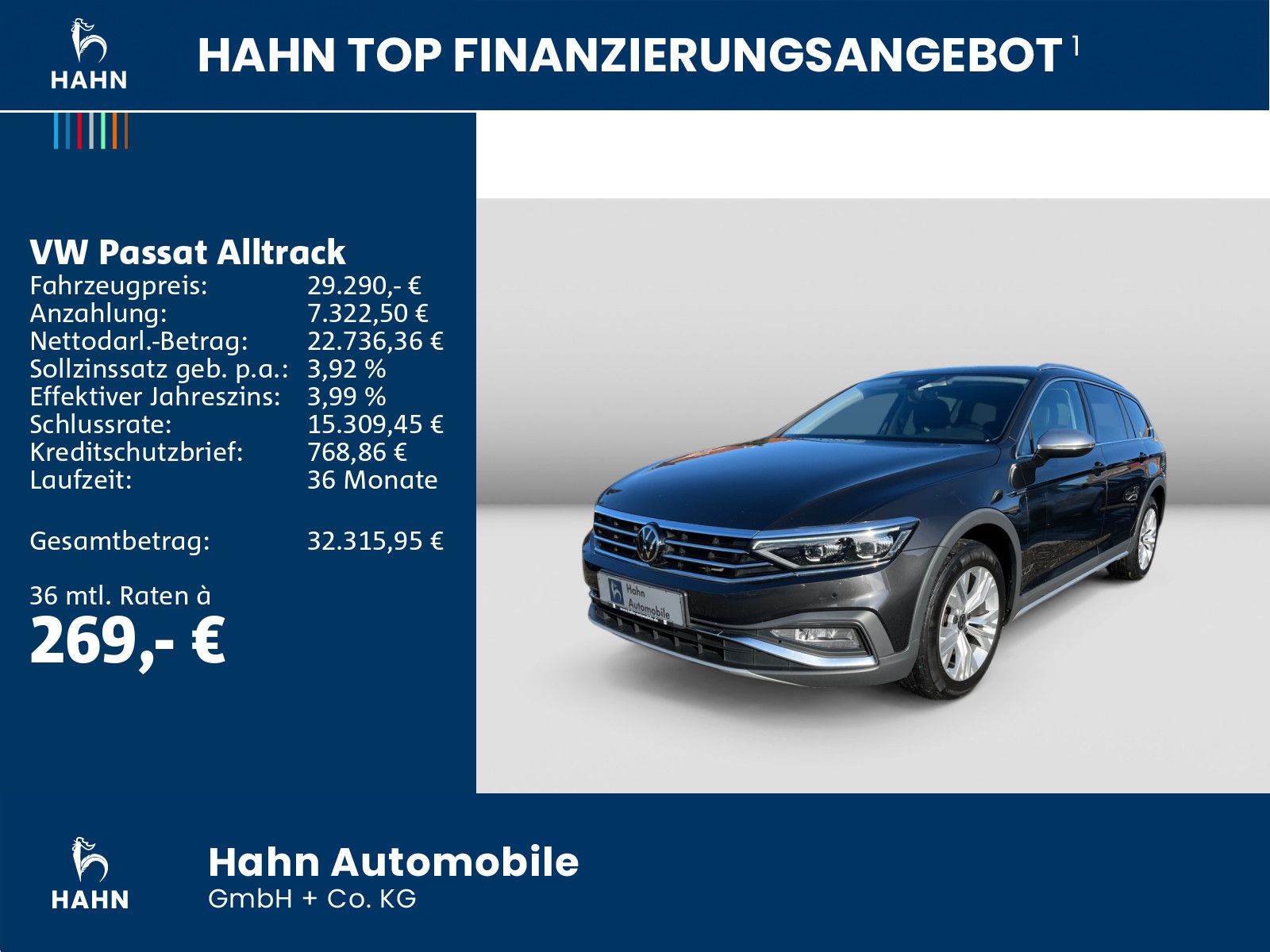 Volkswagen Passat Alltrack 2.0TDI DSG 4Mo AHK Cam Matrix