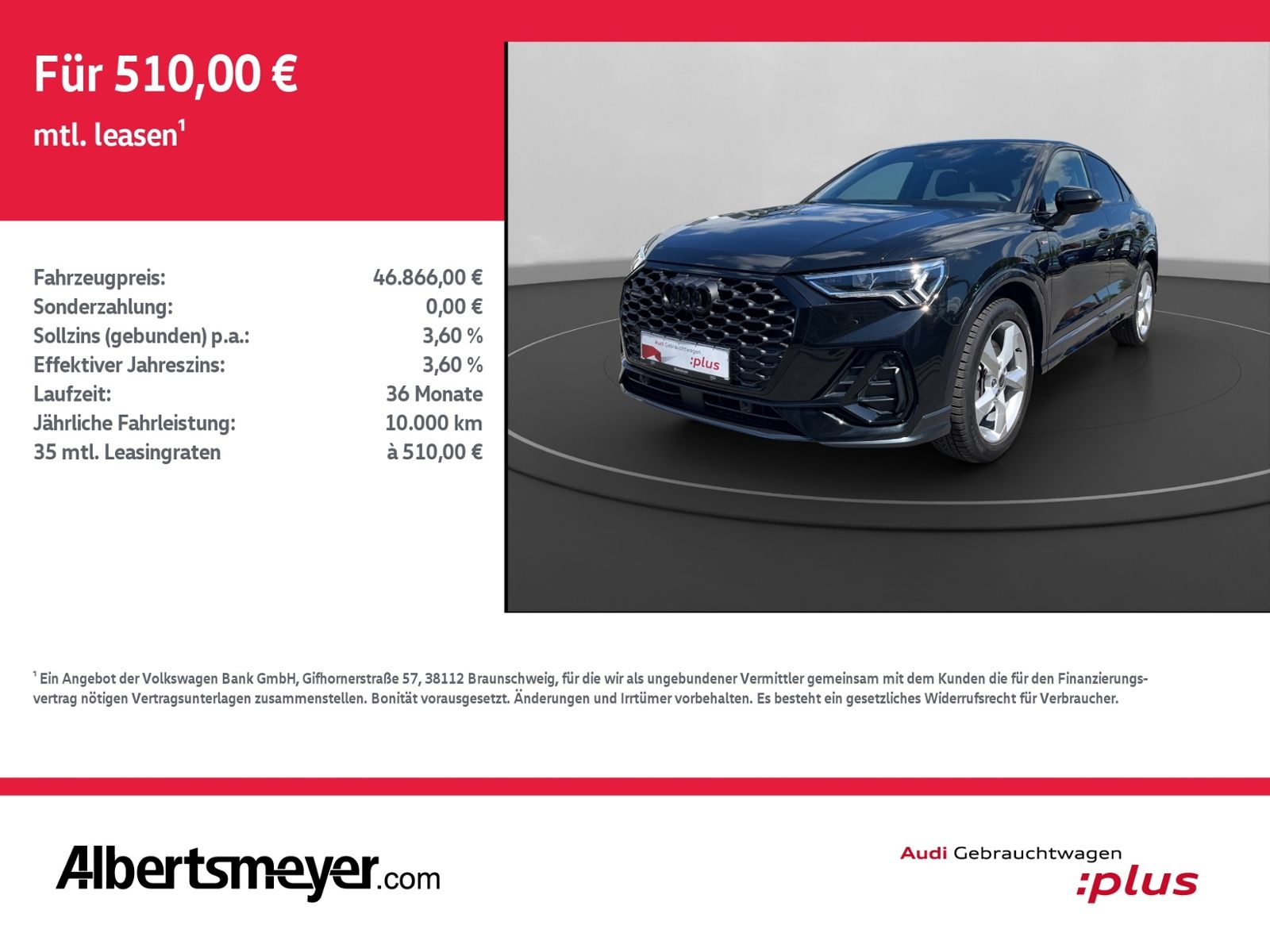 Audi Q3 Sportback 40 TFSI QUATTRO S-LINE - Samsaru's Car Outlet