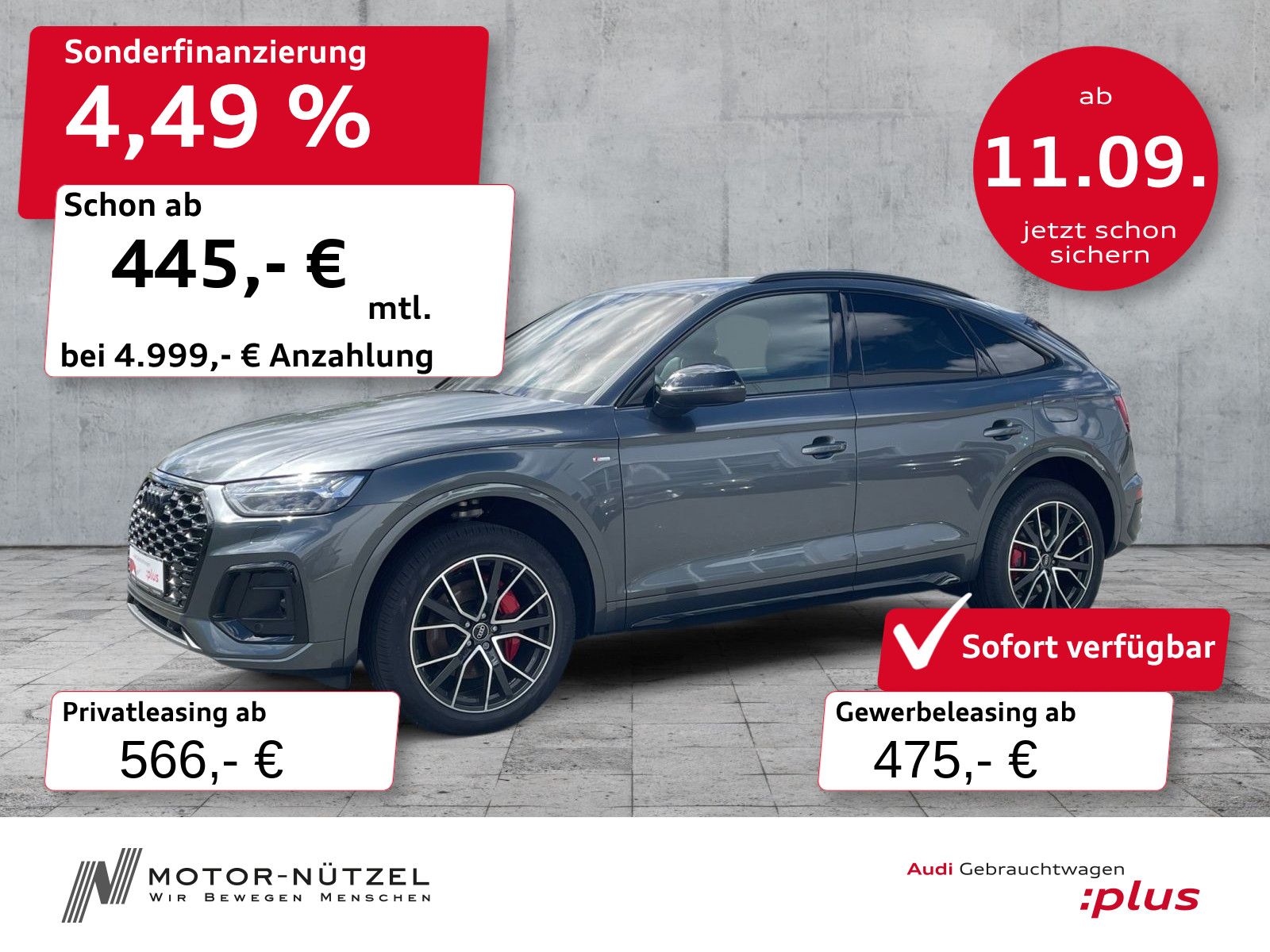 Audi Q5 Sportback 55 TFSI e QU S-LINE MATRIX+HuD+AHK