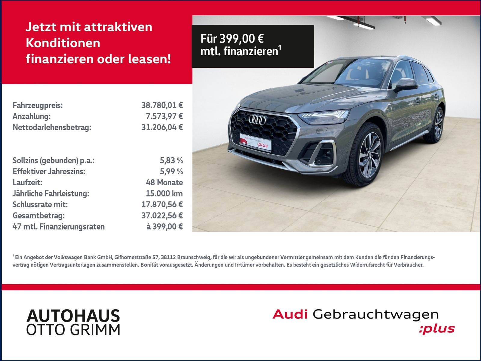Audi Q5 40 TDI quattro S line AHK Tour Business