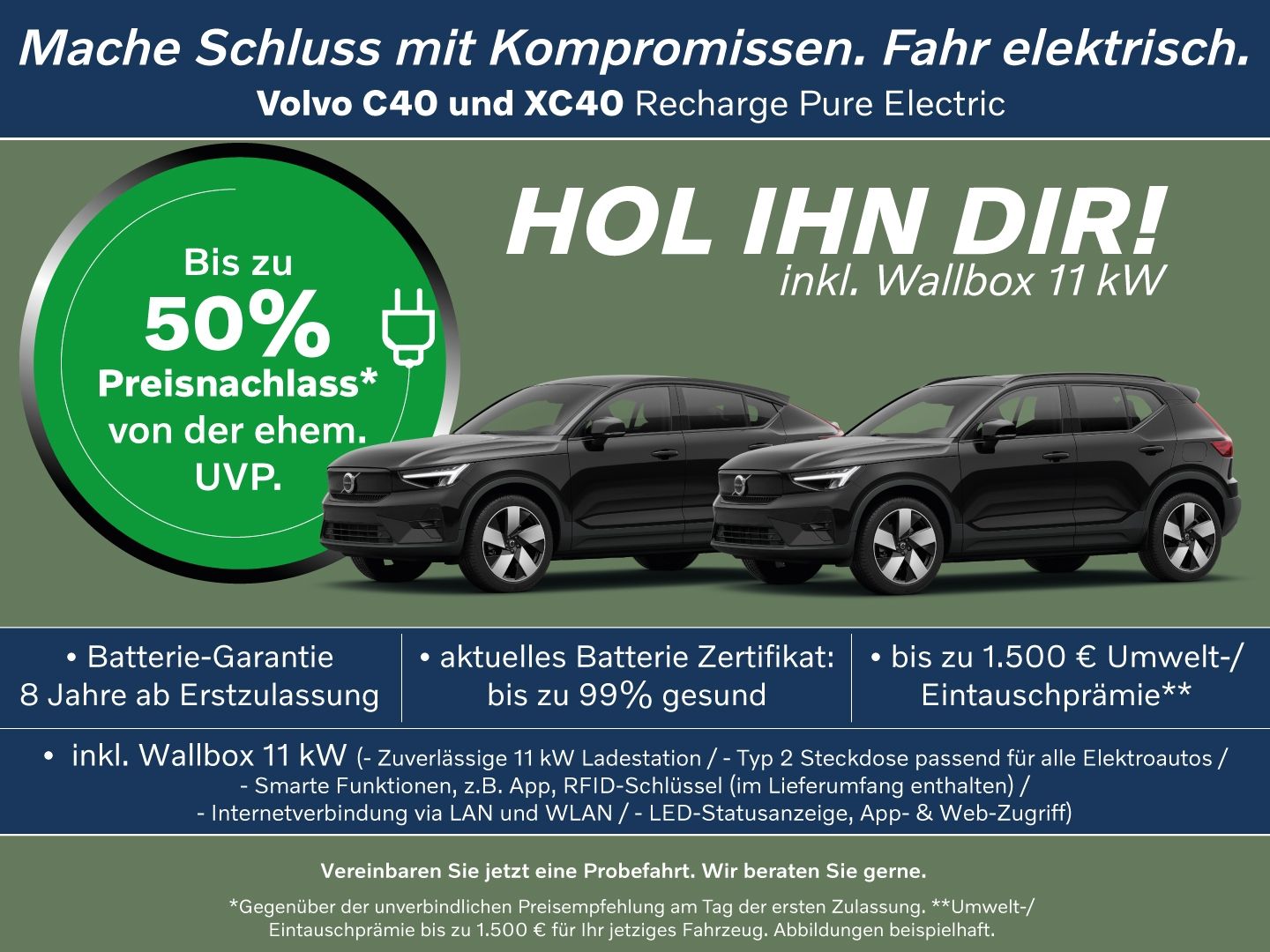 Volvo XC40 PURE ELECTRIC ULTIMATE AHK+LM 20''+MET+360°
