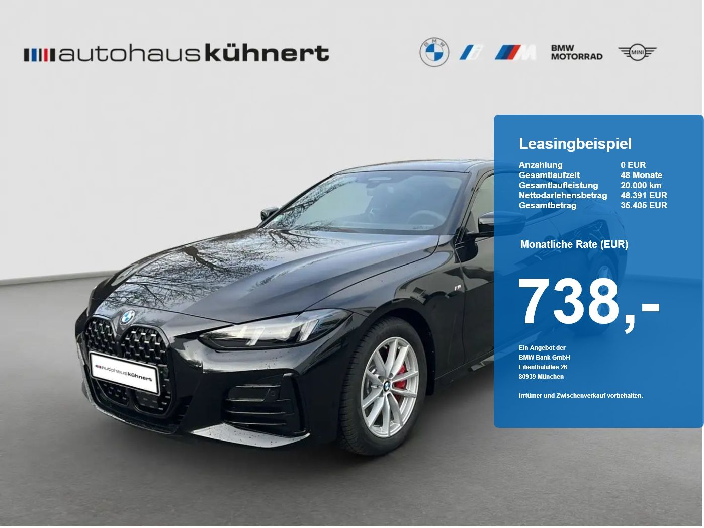 BMW 430d xDrive Coupé ///M-Sport Pro UPE 89.100 EUR