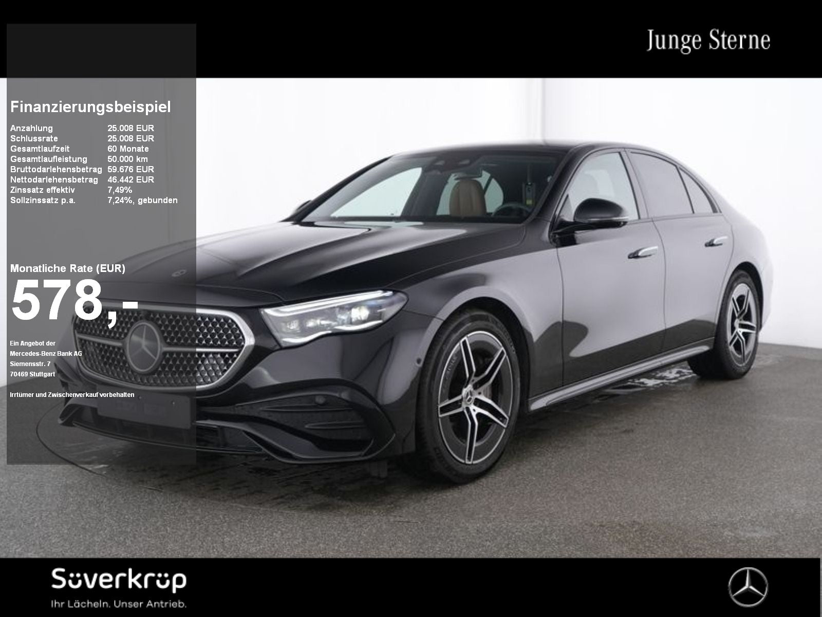 Mercedes-Benz E 450 d 4M , AMG Night Pano Digitl HUD 360 Distr