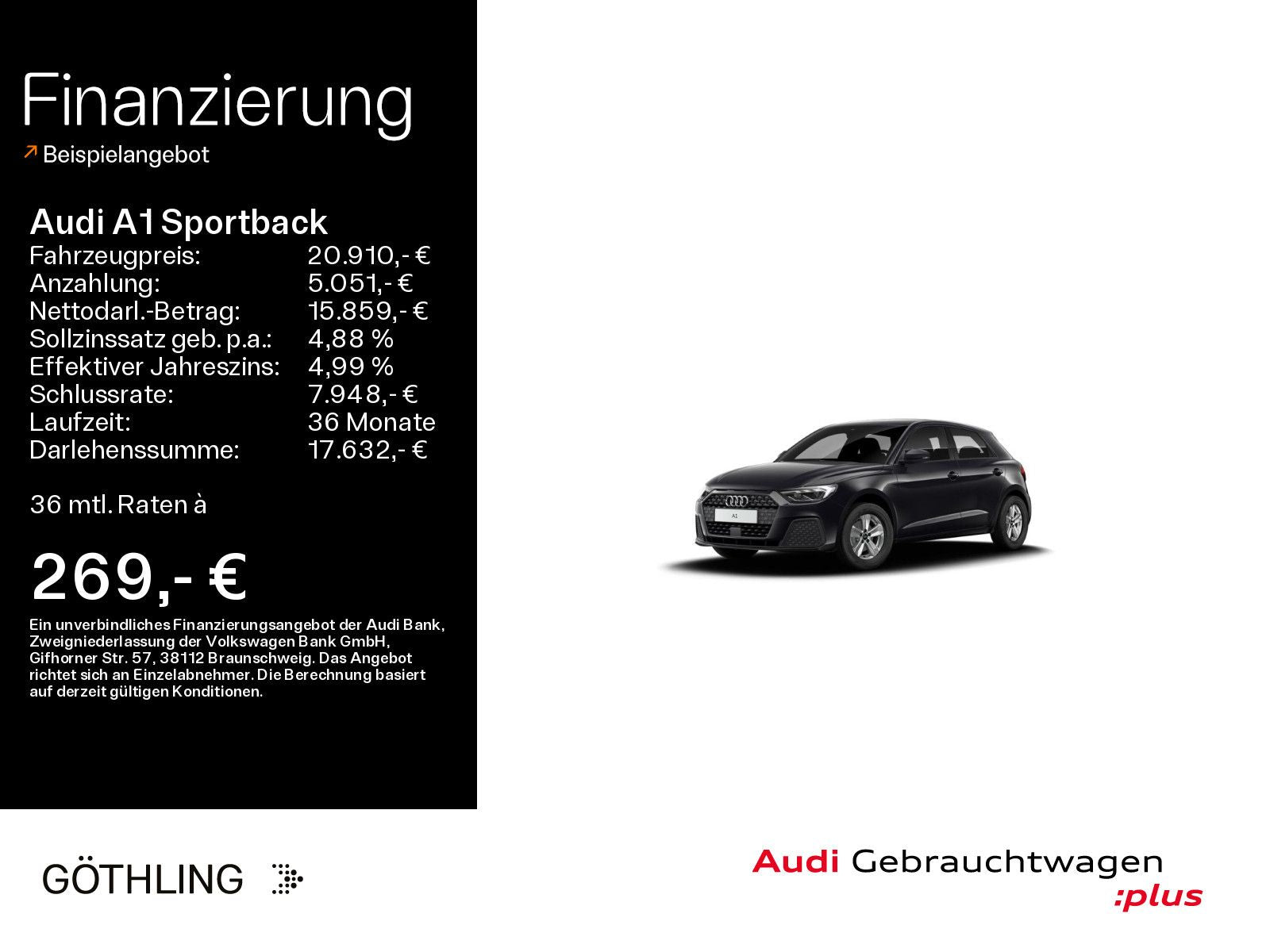 Audi A1 Sportback 30 TFSI - Samsaru's Car Outlet