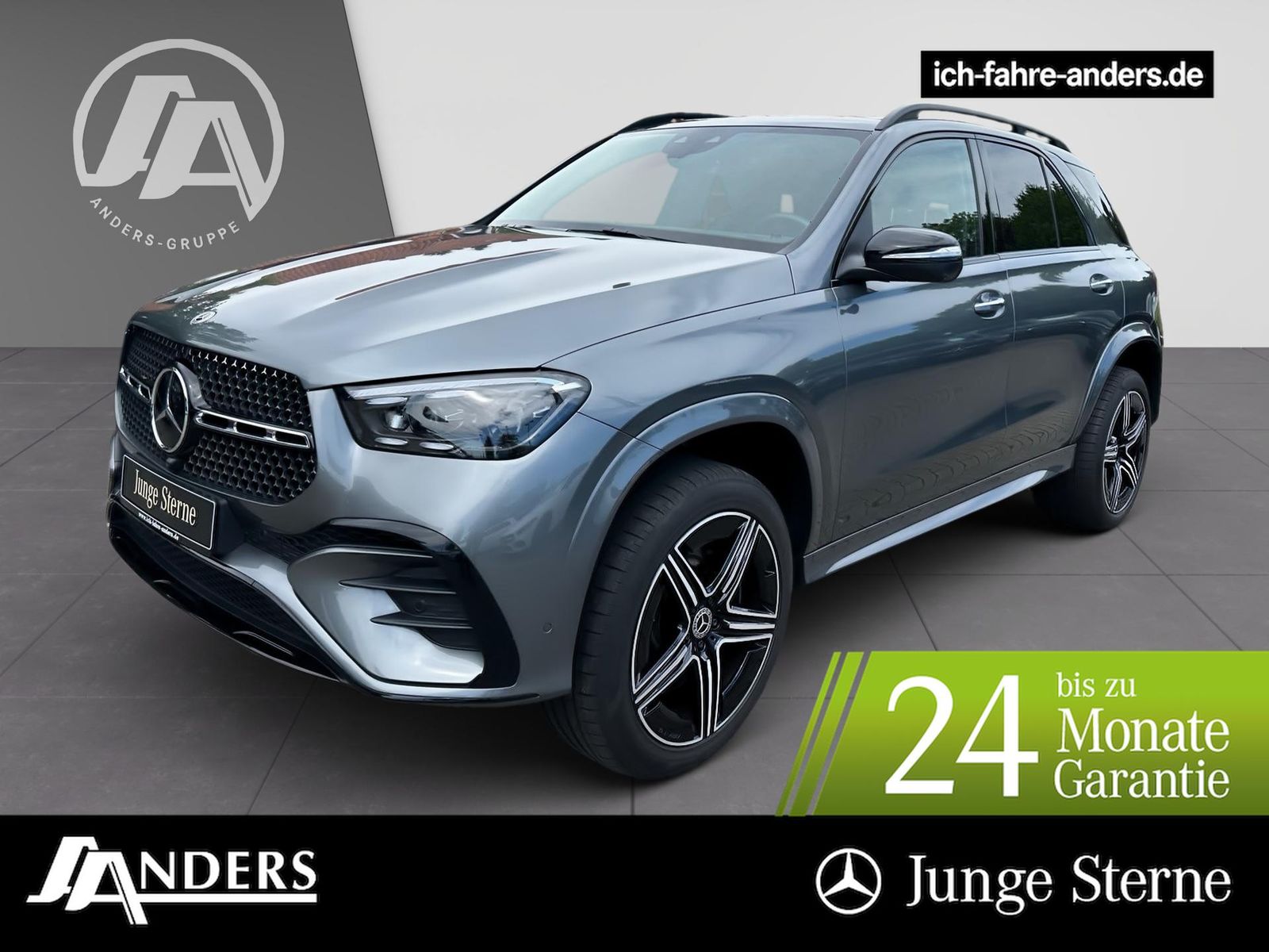 Mercedes-Benz GLE 450 d 4M AMG+Burm+Distr+Pano+Sitzkli+AHK+AIR
