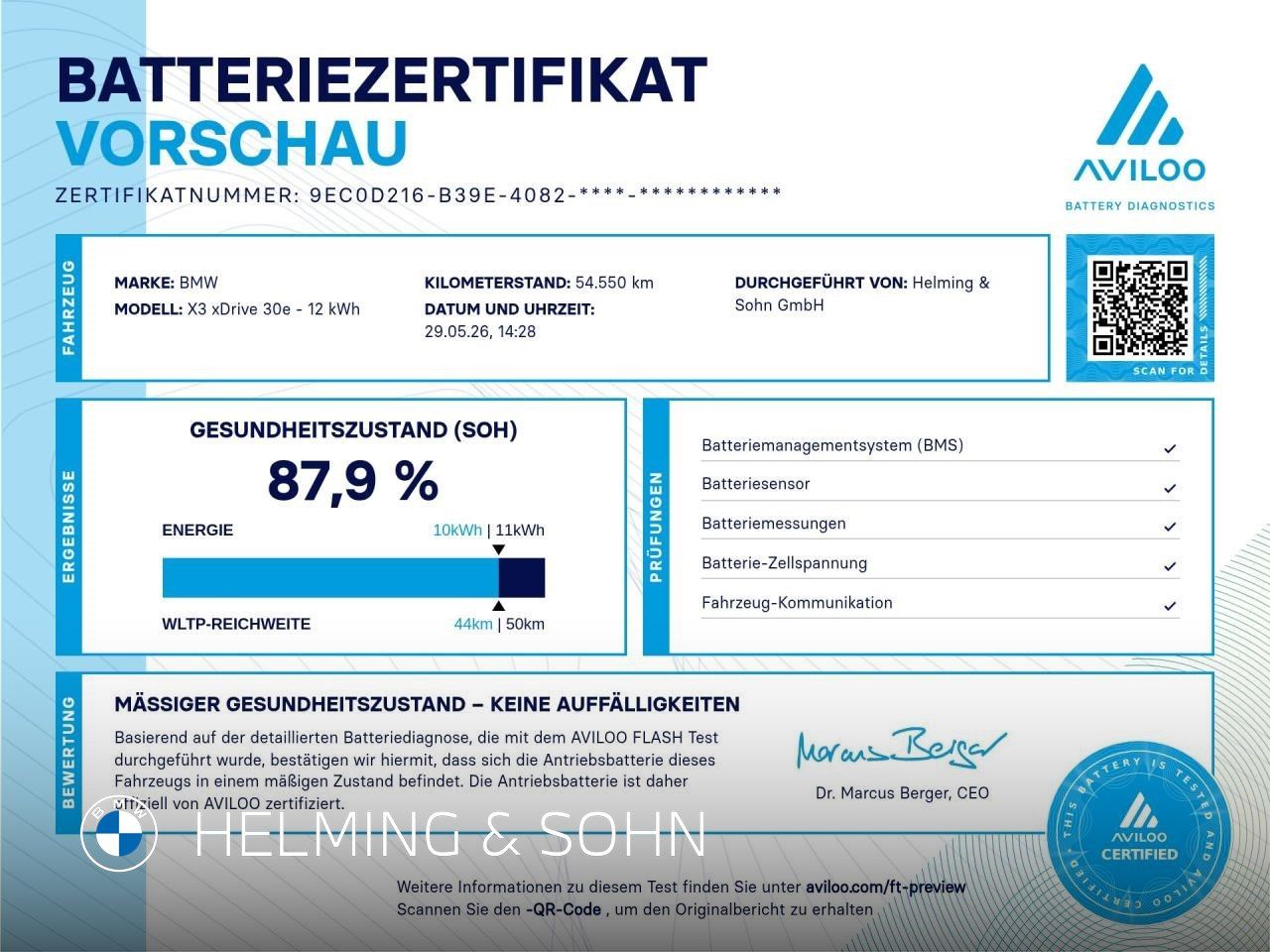 BMW X3 xDrive30e Luxury Line Head-Up HiFi ACC AHK uv