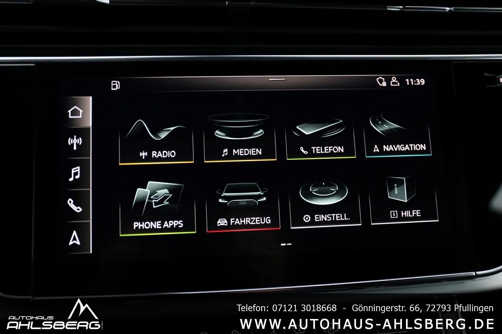 Audi Q8 S-Line Pano 23 Zoll 360°/HD Matrix/Massa./HUD