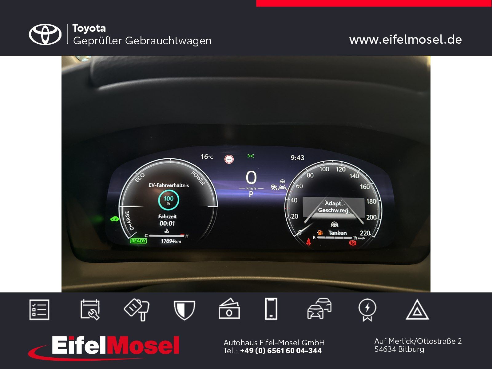 Toyota C-HR Team D / Teamplayer 15 Jahre Relax Garantie