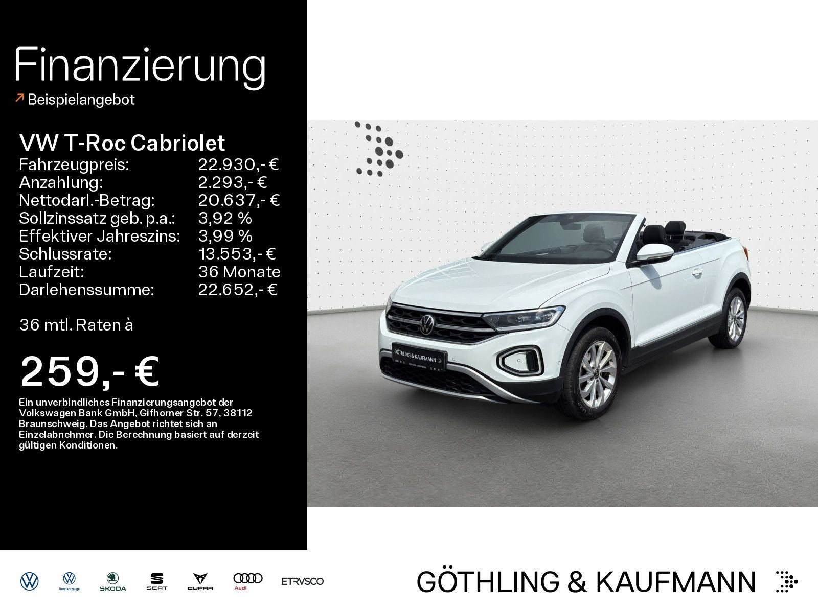 Volkswagen T-Roc Cabriolet Style 1.0 TSI 81kW - Samsaru's Car Outlet