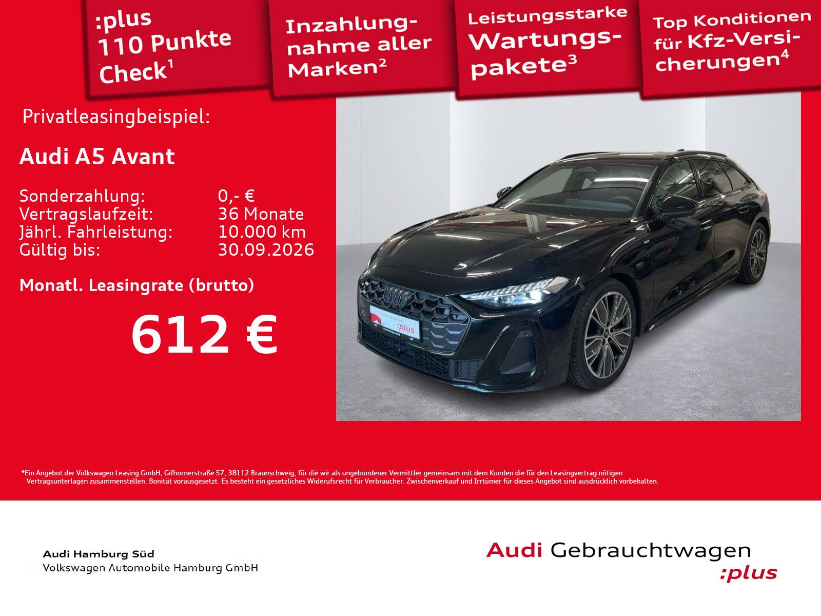 Audi A5 Avant 2.0 TFSI qu. S tronic 2xS LINE/PANO/AHK