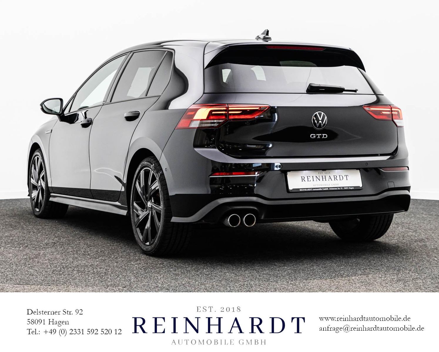 Volkswagen GOLF GTD ALL-BLACK ACC/PANO/SIDE/H&K/AHK/KAMERA