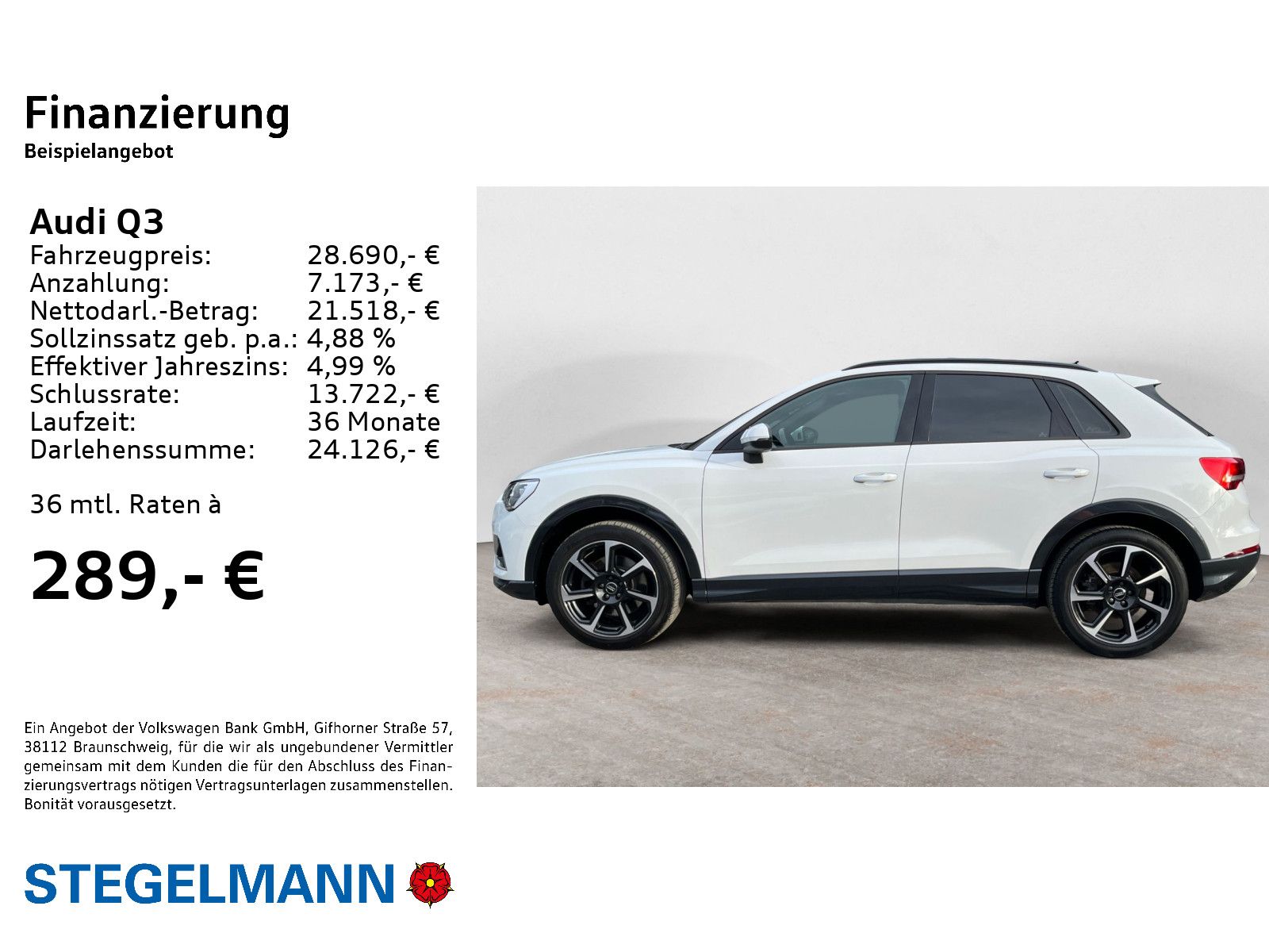 Audi Q3 45 TFSI qu. S-Tronic advanced 19Zoll - Samsaru's Car Outlet