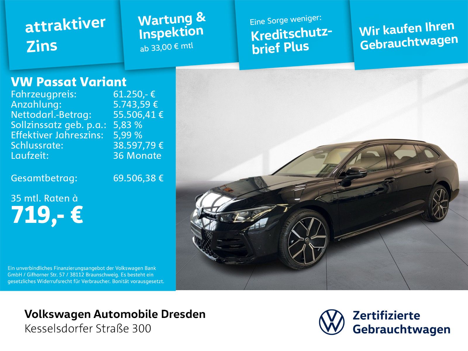 Volkswagen Passat Variant R-Line 1,5 eHybrid DSG AHZV PANO