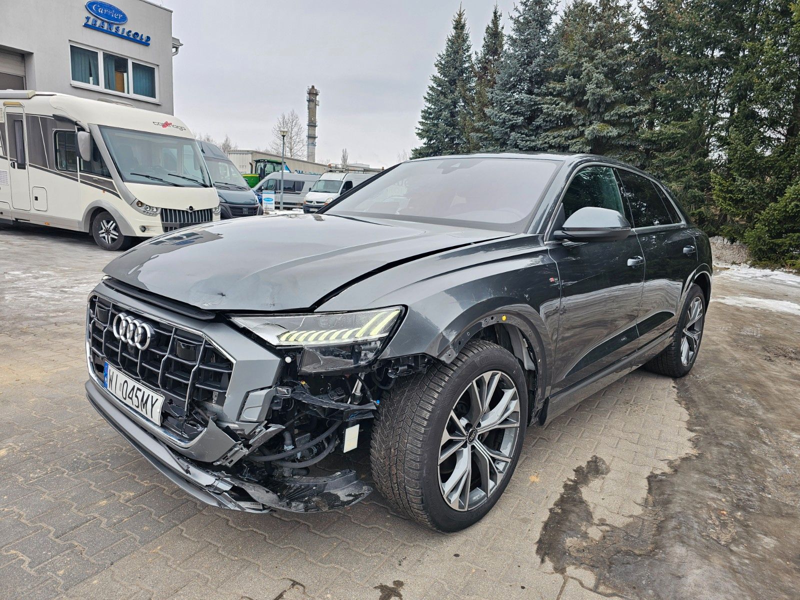 Audi Q8 45TDI quattro S-LINE Mild Hybr LEICHER UNFALL