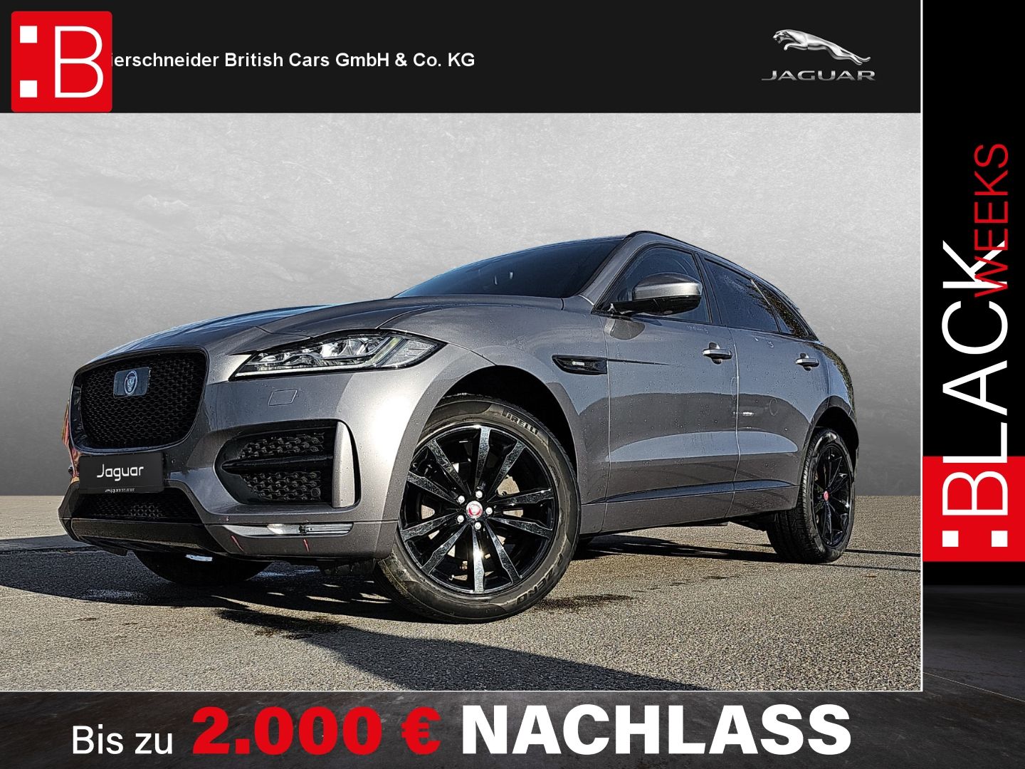 Jaguar F-Pace 20d AWD R-Sport ACC LED 20 MERIDIAN LEDER