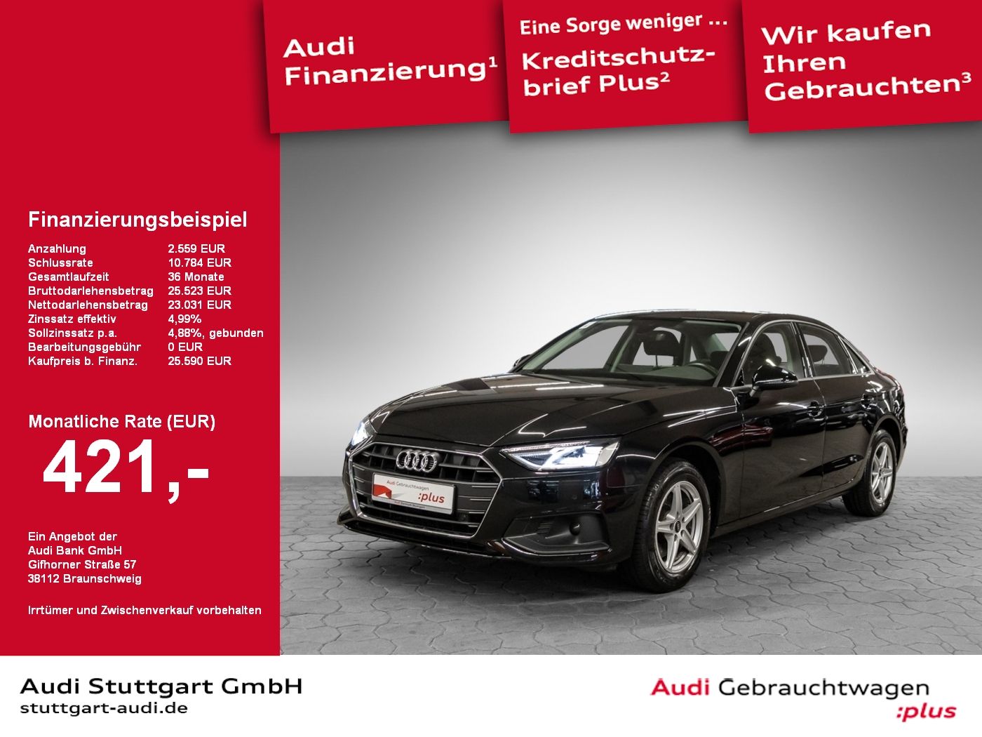 Audi A4 Limousine 35 TDI - Samsaru's Car Outlet
